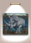 Das Nashorn trifft seine Ahnen